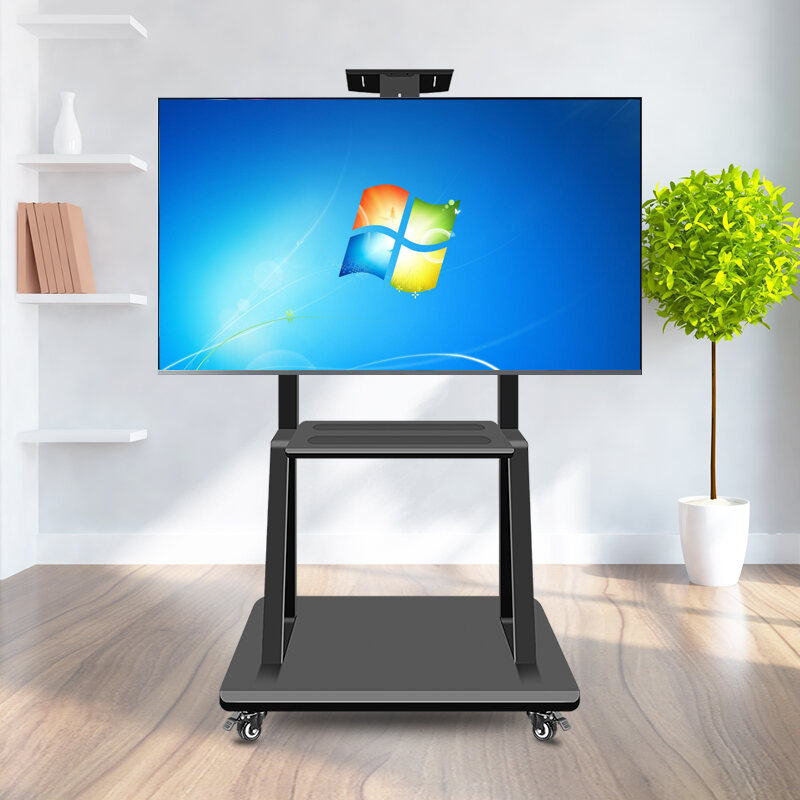 Universal TV Rack Movable Bracket Floor Punch-free Rack All-in-One Trolley 55/65-Inch