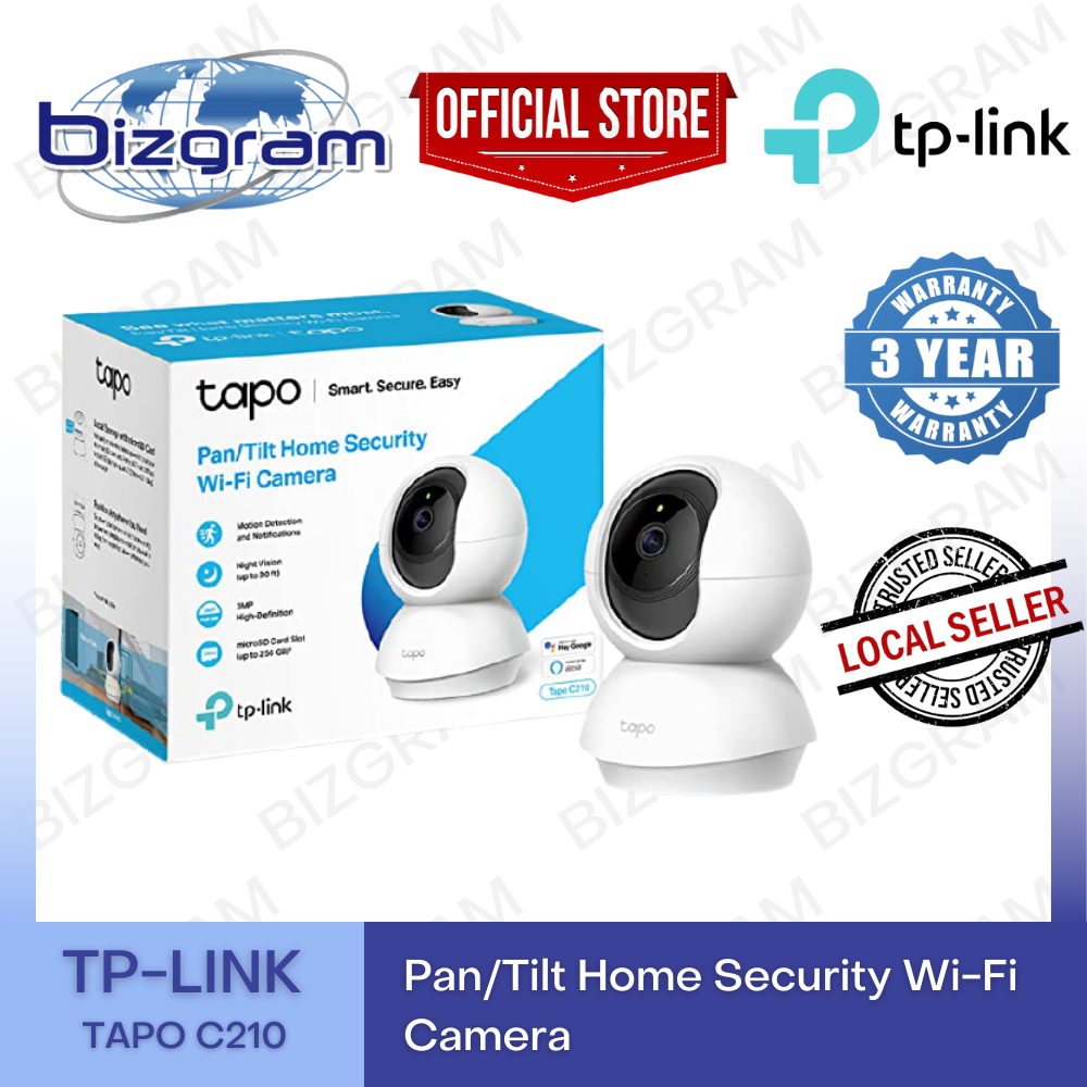 TP-Link TAPO C210 Pan/Tilt Home Security Wi-Fi Camera