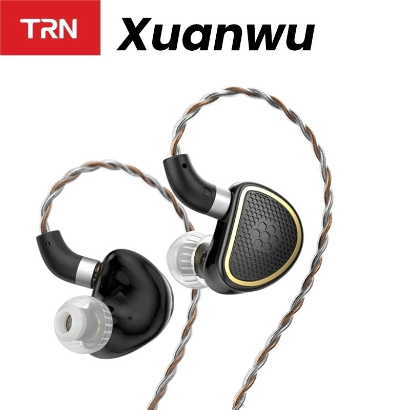 TRN Xuanwu In Ear Earphone Hybrid Planar Monitor IEM HIFI DJ Monitor Running Sport Headphones Headset Earbuds