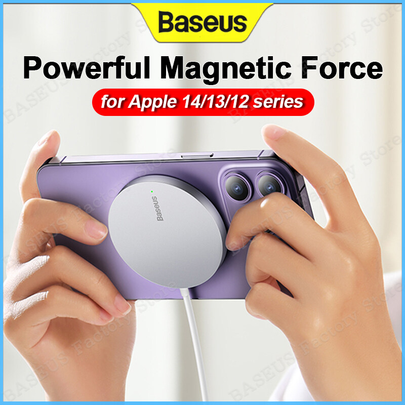 Baseus 15W Magnetic Wireless Charger Fast Qi Wireless Magsafe Charging Pad For iP 14 13 12 11 Pro Max Samsung Xiaomi Mi Huawei