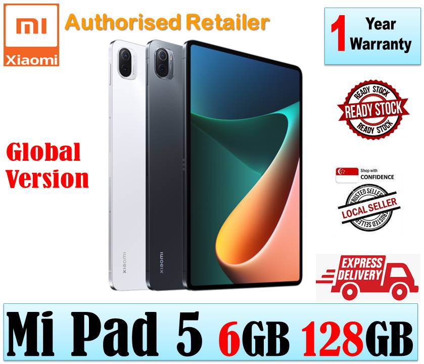 Singapore Xiaomi Tablet 5 Mi Pad 11inch with 1 Year Xiaomi Warranty