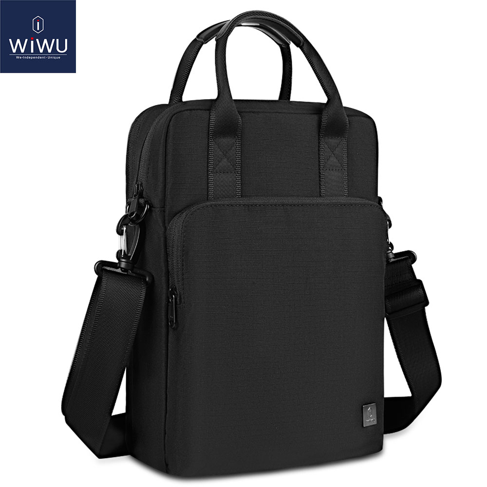 WIWU Laptop Bag for MacBook Pro 14.2 Waterproof Shoulder Bag for MacBook Pro 13 Air 13 2020 Carry Case for iPad Pro 12.9 11 10